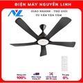 Quạt trần Panasonic F-60DGN 5 cánh, đèn LED, điều khiển từ xa, màu đen