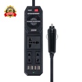 Otoheroes AC-200 Inverter Mobil DC 12V ke AC 220V 4 USB Port