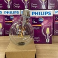 Bóng đèn LED Philips G93 6W E27 - Ánh sáng vàng 2700K, thân thủy tinh, tuổi thọ 15.000 giờ