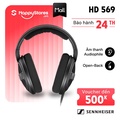 Tai nghe Sennheiser HD 569 Over-ear Đen, Kích thước loa 38mm, Dải tần số 10-28000Hz