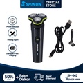 Shinon SH-662 Shaver Pria Portable Elektrik Mesin Cukur Kumis Jenggot Trimmer Alat Cukur