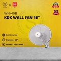 KDK WN40B Kipas Angin Dinding 16 Inci Putih