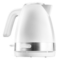 Ấm siêu tốc DeLonghi KBLA2000.W 1 lít, màu trắng, đun sôi nhanh chóng và an toàn