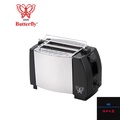 Butterfly BT-8062 2 Slice Toaster - Mesin Roti Bakar dengan 6 Tetapan Suhu dan Penghampir Remahan yang Mudah Dikeluarkan