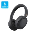 Edifier W800BT Pro - Headphone Over-ear Tertutup dengan ANC, Bluetooth 5.4, Hi-Res Audio, Kulit Lembut, Kelabu/Hitam/Beige
