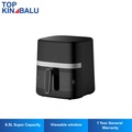 Gaabor AF65T-BK01A Penggoreng Udara 6.5L Kapasiti Besar dengan Pelapisan Anti-Lengket Hitam