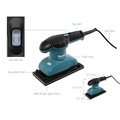 Máy chà nhám rung Makita M9201B - 185 x 93 mm, 180W, Thiết kế nhỏ gọn