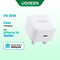 UGREEN 30W PD Penyesuai Kuasa USB-C untuk Peranti Elektronik