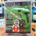 Bor Cordless RYU RCD4.8V-1 4.8V Lithium Ion dengan LED Light dan USB Charger