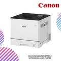 Canon LBP732Cx Pencetak Laser Warna - Cetakan Pantas 38 ppm, Kapasiti Kertas 2300 Lembar, Jaringan Wi-Fi dan Ethernet