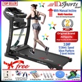 ADSports AD509 Treadmill - Mesin Senaman Elektrik 3.0HP dengan Sistem Penyelenggaraan Hati