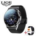 LIGE I67 Smart Watch Phone Full Touch Screen Sport Fitness Watch IP67 Waterproof Bluetooth Connection