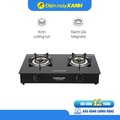Bếp gas đôi Sunhouse SHB3223MT - Kính cường lực, màu đen, 670x410x160mm