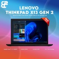 Lenovo ThinkPad X13 Gen 2 Intel Laptop - 13.3" FHD Touch, Core i7, 16GB RAM, 512GB SSD, Grey