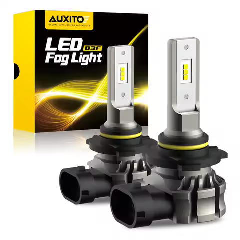 AUXITO H10 - Bóng đèn LED sương mù, ánh sáng trắng xenon 6500K, công suất 80W