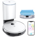 Yeedi Vac Hybrid 3000Pa Robot Vacuum dan Mop Putih, Kapasiti Debu 200ml, Saiz 400x400x124mm
