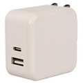 MOTTERU MOT-ACPD35WU1-AM 35W AC充電器 USB-C×1ポート USB-A×1ポート 軽量 小型