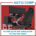 GT-ONE Elite Rig Simulator Racing Kursi Cockpit Gaming PC PS5 Xbox - Modular Acrylic Frame