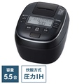 タイガー TIGER 炊飯器 5.5合 圧力IH JPA-Z100KM メタリックブラック