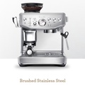 Breville BES876 Barista Express Impress - Mesin Kopi Espresso Stainless Steel, Sea Salt, Black Truffle