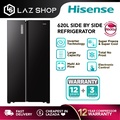 Hisense RS666N4ACN Peti Sejuk Side by Side 620L, Perak
