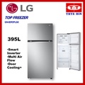 LG GN-B392PLGK Petak Sejuk 2 Pintu Atas Platinum Silver
