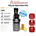 Máy Ép Chậm Kaisa Villa KV-ME28, 800ml, Màu Trắng Sữa, Ép Nguyên Quả, Làm Sữa Đậu Nành, Làm Kem Đa Năng