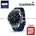 Garmin MARQ CAPTAIN - Jam Tangan Digital Titanium Hitam 1.2" LCD, Bateri 12 Hari, GPS, NFC