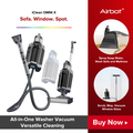 Airbot iClean Omni X, Vacuum Cleaner Cordless dengan Kapasitas Air 380 mL dan Berat 7 kg