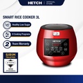 Hetch MTC-1727-HC: Periuk Nasi Pintar Rendah Gula 3L