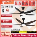 INOVO T1 40" Kipas Siling LED 5-Blade 16-Speed Remote Control