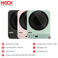 Hock Kompor Induksi Portable HI-101 - Touch Control, 6 Level Daya, Pink/Green/Black