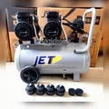 JET HAWK-250 ปั๊มลม Oil Free กำลัง 1450W x 2 ความจุถัง 50 ลิตร