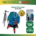 Bosch GLL 50-15 XG + BT150-5/8 Hijau Line Laser Level dengan Tripod IP54