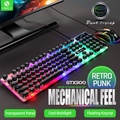 YOOGOO GTX300 Keyboard Mekanik RGB untuk Gaming dengan Mouse USB Wired
