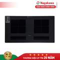 Bếp từ đôi Nagakawa NK2C03M - Bếp từ âm 730x430mm, công nghệ IH, mặt kính Kanger Ceramic