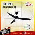 REZO AURA 56” Kipas Siling DC Motor dengan LED