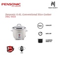 Pensonic PRC-603 Periuk Nasi Elektrik 0.6L Kapasiti Kecil dengan Penutup Stainless Steel