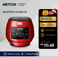 Hetch MTC-1727-HC: Periuk Nasi Pintar Rendah Gula 3L