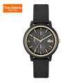 Lacoste 2001327 Jam Tangan Wanita Berdiameter Besar Dengan Tali Silikon Hitam