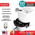 Innofood KT-AF04S Air Fryer 3.8L Putih - Pemanggang Udara Canggih dengan Layar Sentuh Kapasitif