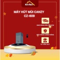 Máy hút mùi Canzy CZ 609 - Kính cong 90cm, màu Đen, công suất 1400 m³/h
