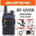 Baofeng UV-5R Radio Handheld Hitam 128 Stesen FM, Bateri Li-ion 7.4V, Berat 250g