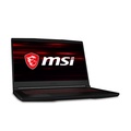 MSI Thin GF63 Laptop 15.6" Hitam - Intel i7, 16GB RAM, 512GB SSD, RTX 4050