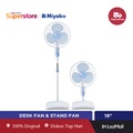 Miyako KAS1618KBPL - Kipas Angin 2in1 Berdiri dan Meja