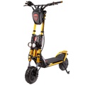 Kaabo Wolf King GT Pro - Scooter Elektrik 6061-T6 & 6082-T6 Aluminium, Hitam Emas, 58kg, 150km Jarak Tempuh