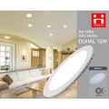Đèn LED Panel âm trần Duhal SDGT512 17cm, 12W, ánh sáng vàng 3000K