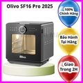 Nồi Chiên Hơi Nước Olivo SF16 PRO 2025 - Dung Tích 16L, Titanium, 56 Chức Năng