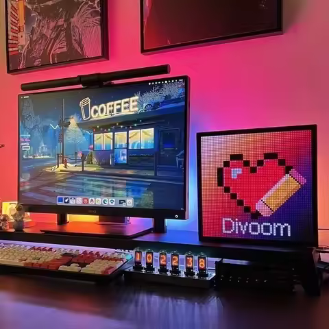 Màn hình LED Divoom Pixoo-64 64x64 Pixel - Bảng Hiển Thị Thông Minh với Kết Nối WiFi và Tùy Chỉnh Giao Diện
