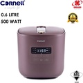 Cornell CRCJP600DX 0.6L Low Carb Digital Rice Cooker - Periuk Nasi Digital Kapasiti Rendah Karbohidrat